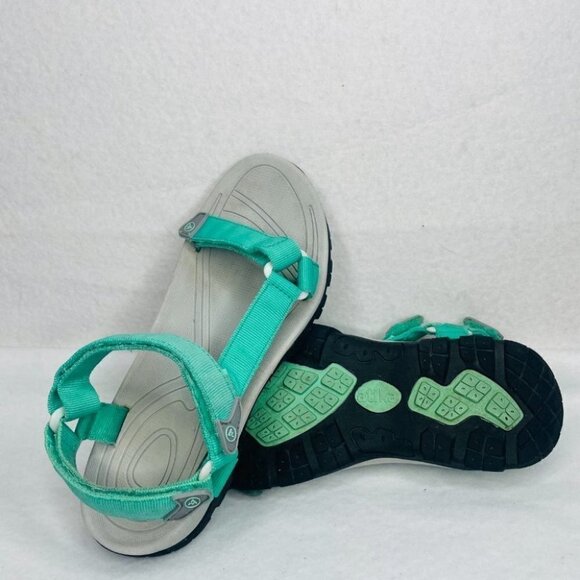 Atika Unisex Adults Maya AT-W110-EGR Blue Hiking Strappy Sandal Size W 8 M 7 - Picture 3 of 10